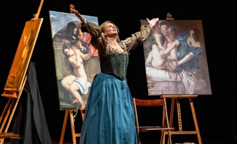 Debora Caprioglio in “Non fui gentile, fui Gentileschi” a Mompeo