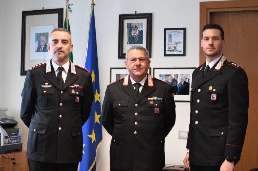 L’Arma dei Carabinieri saluta il Luogotenente Carica Speciale Gino Giuseppe Pompili che lascia il servizio attivo