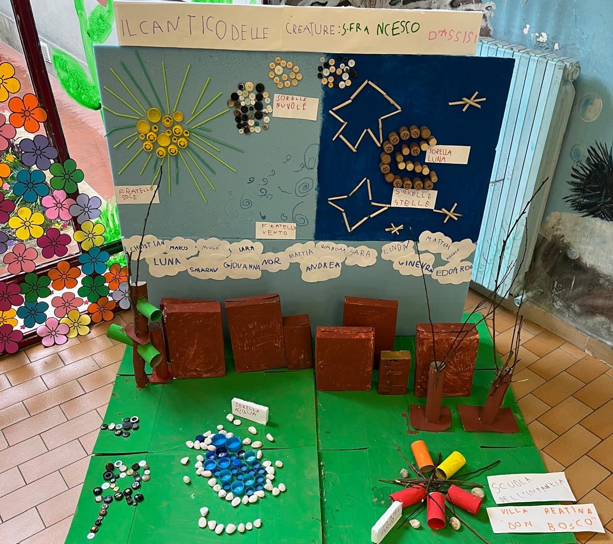 I piccoli alunni della scuola dell’Infanzia di Villa Reatina plesso Don Bosco  vincono il Concorso “Il cantico: un abbraccio universale”
