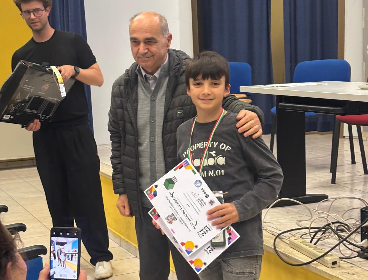 Alessandro Palmegiani di Poggio Bustone e Nicoleta Ciortan di Leonessa campioni di disegno tecnico