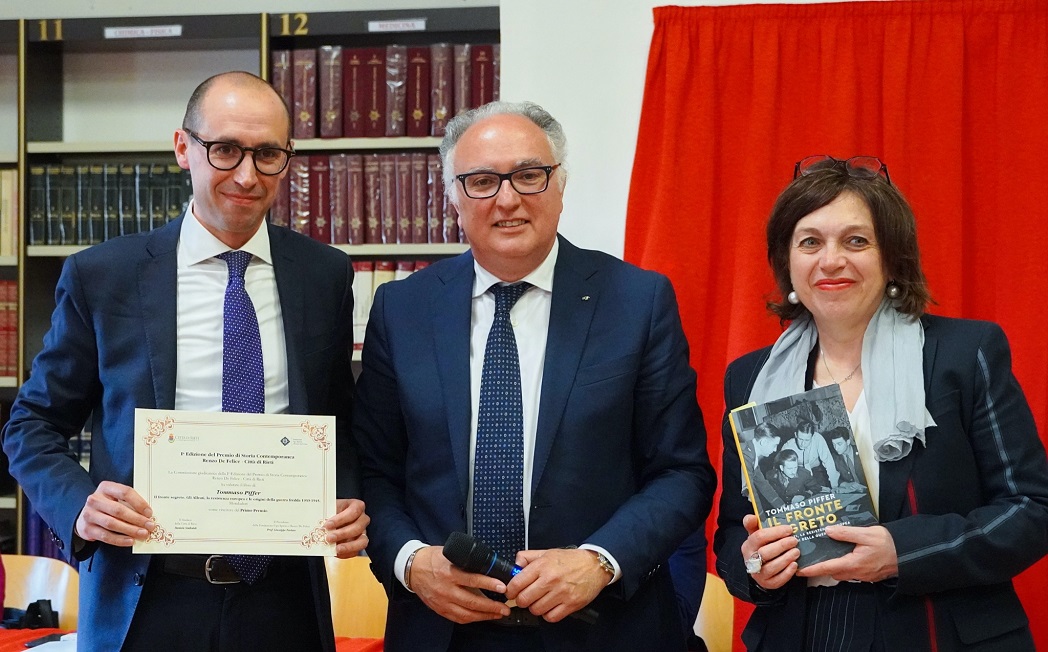 Premio Renzo De Felice: vince Tommaso Piffer con “Il Fronte Segreto”. Menzione speciale per Roberto Lorenzetti