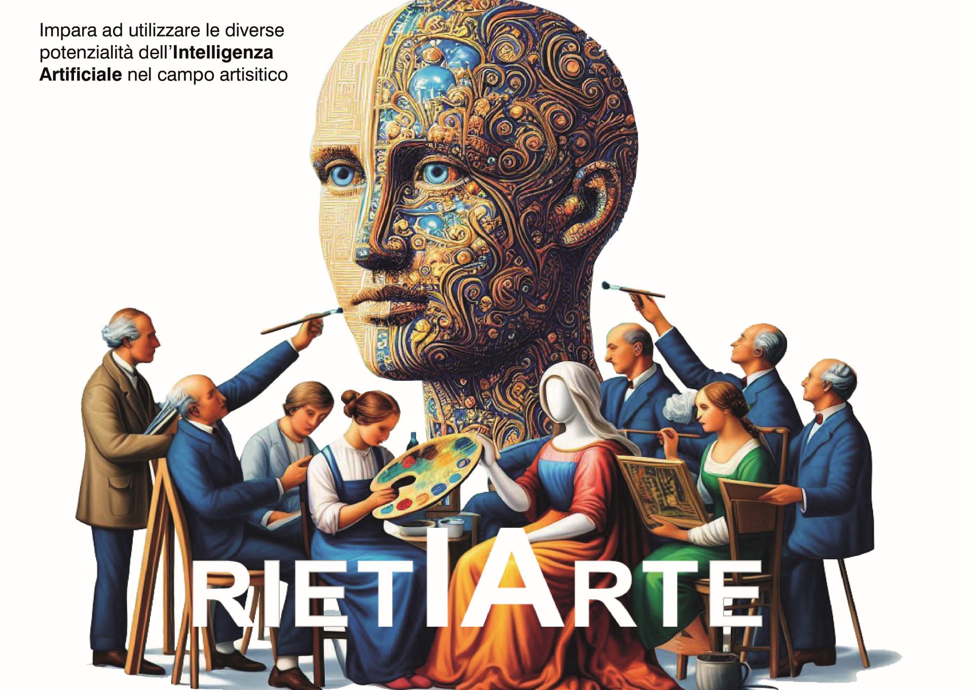 Aperte le iscrizioni gratuite per il Workshop rietIArte L’intelligenza artificiale a servizio dell’arte. Il 6 e 13 giugno a Rieti