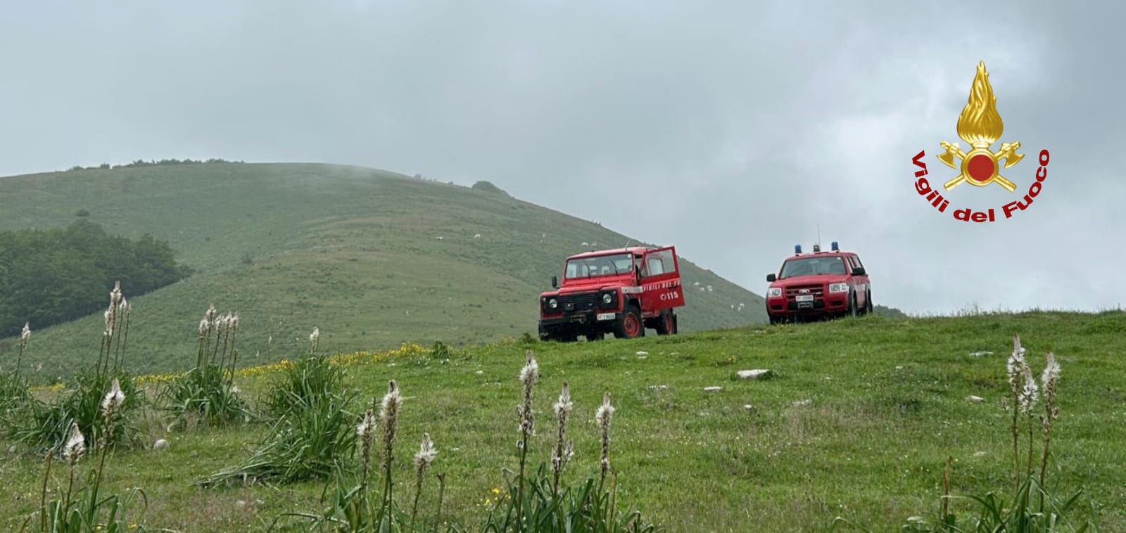 Greccio, comitiva dispersa soccorsa dai vigili del fuoco