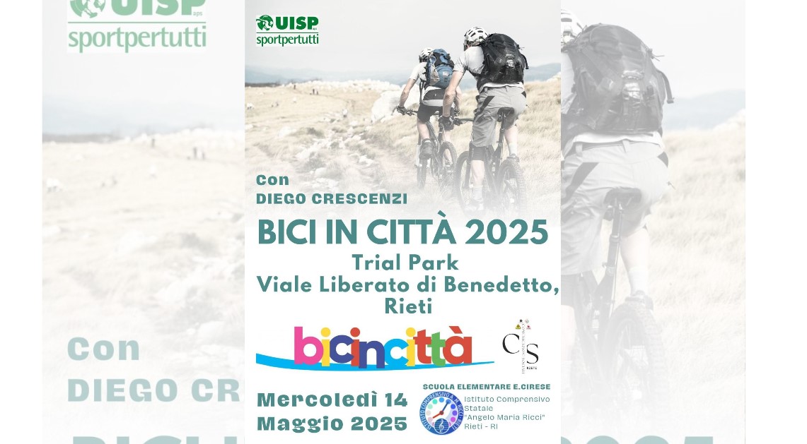 Bicincittà 2025: Diego Crescenzi incontra le scuole al Trial Park
