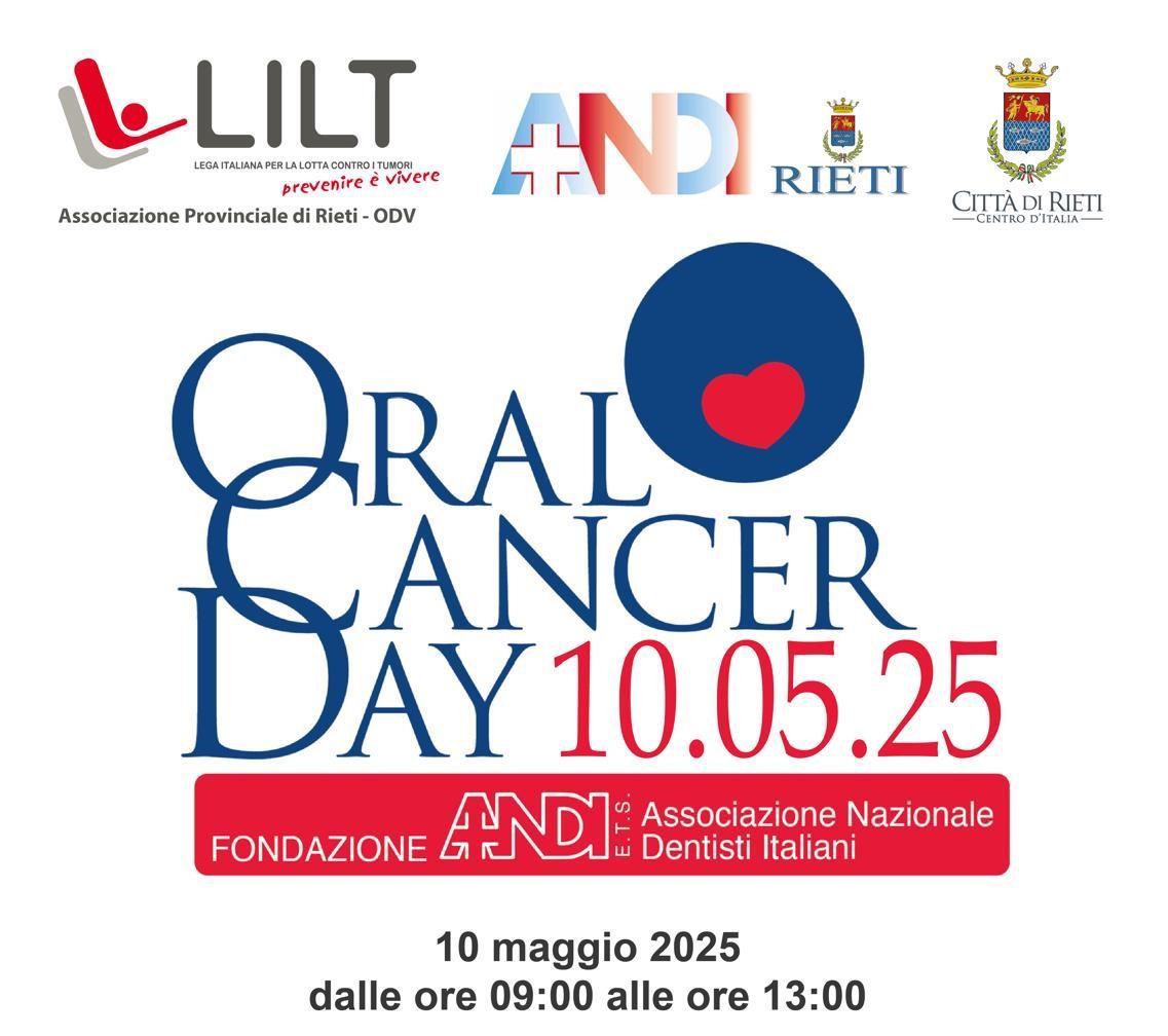 Al Centro Commerciale Perseo la XIX Edizione dell’Oral Cancer Day