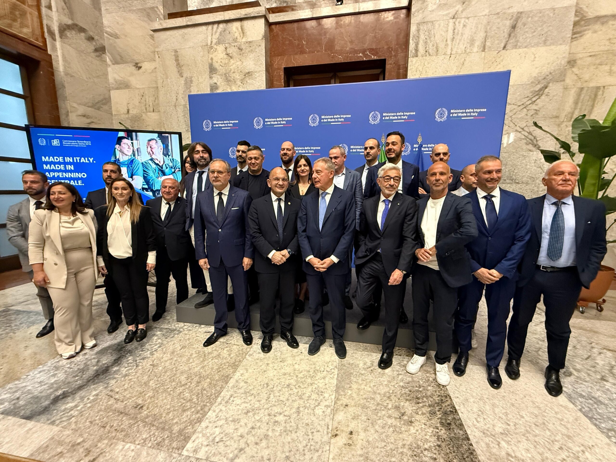Made in Italy: il rilancio delle imprese del cratere sismico al centro dell’evento al MIMIT