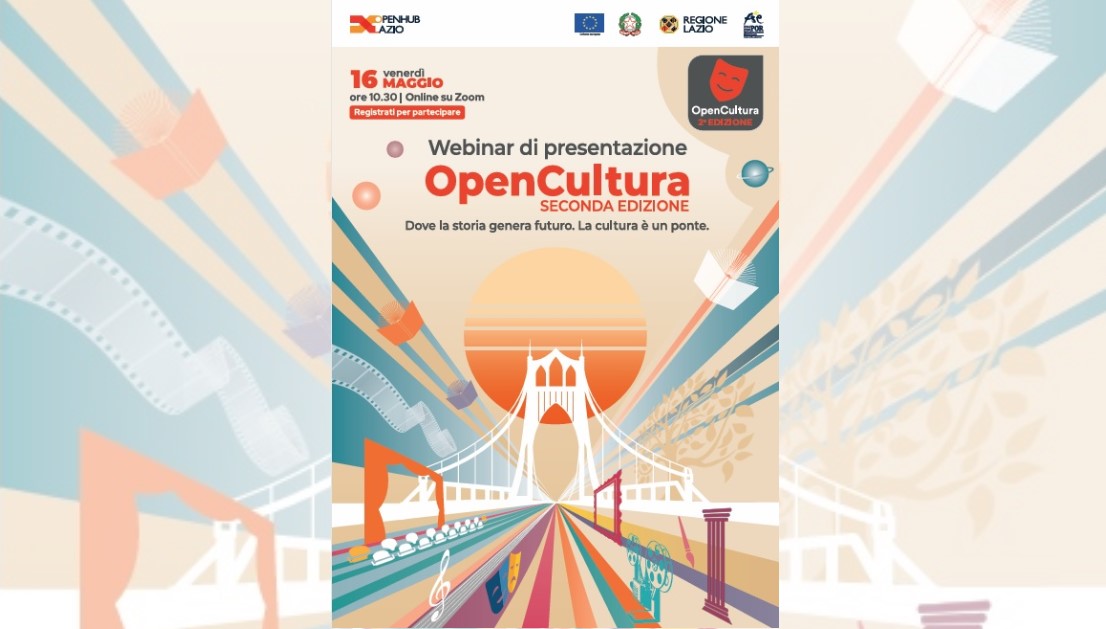Call “OpenCultura 2025” di Open Hub Lazio: Venerdì 16 maggio la presentazione
