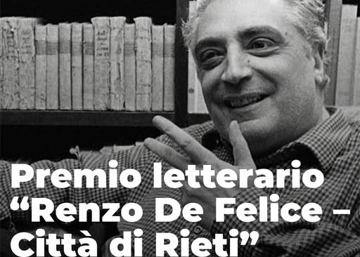 Premio De Felice-Città di Rieti, venerdì 23 maggio la cerimonia di premiazione alla Biblioteca Comunale Paroniana di Rieti
