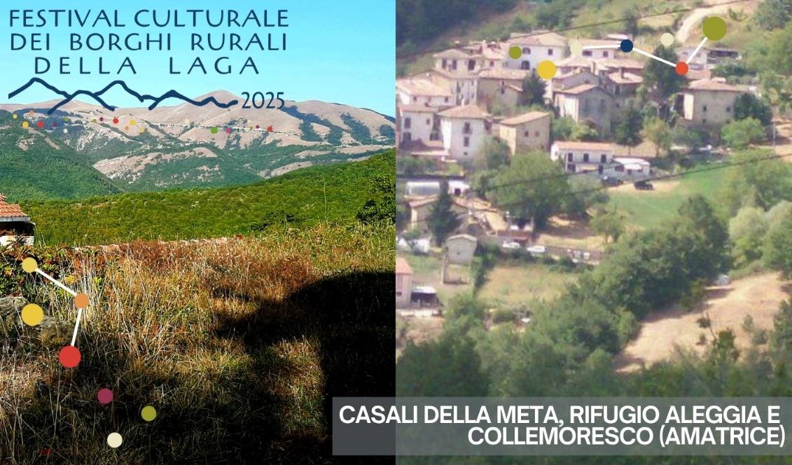 Amatrice e i suoi paesi al centro del nuovo evento del Festival Culturale dei Borghi Rurali della Laga