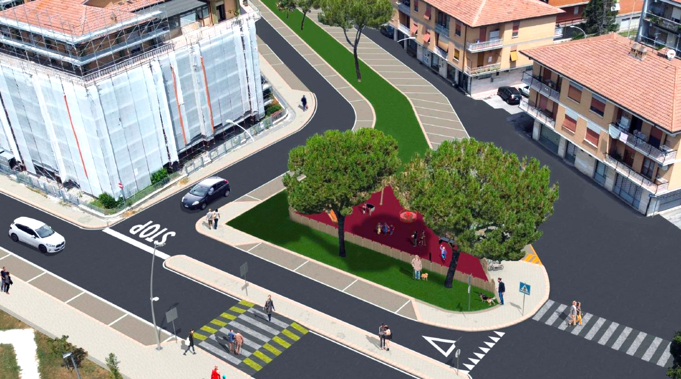 Lavori per asfalto a Città Giardino: le modifiche alla viabilità in programma dalle ore 6 di mercoledì 4 giugno