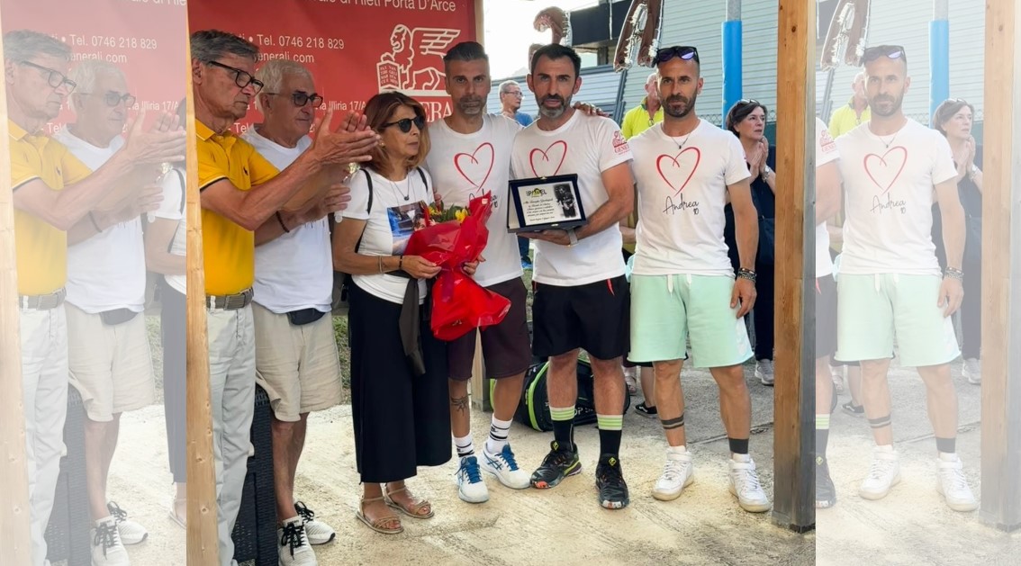 Una partita speciale di Padel per ricordare Andrea Guadagnoli