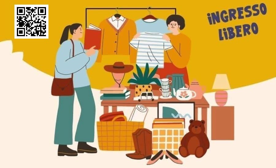 Hai la casa piena di oggetti che non usi più? Sabato 21 giugno vieni al Mercatino del Baratto e del Dono