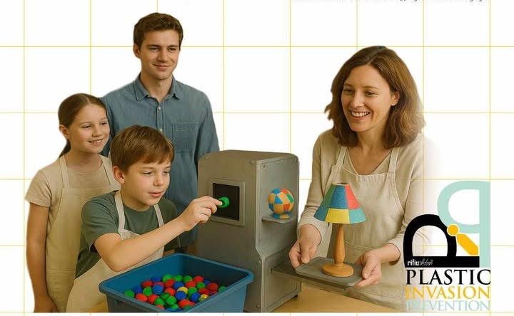 Dalla plastica usa e getta agli oggetti di design: un laboratorio di progettazione di riciclo creativo
