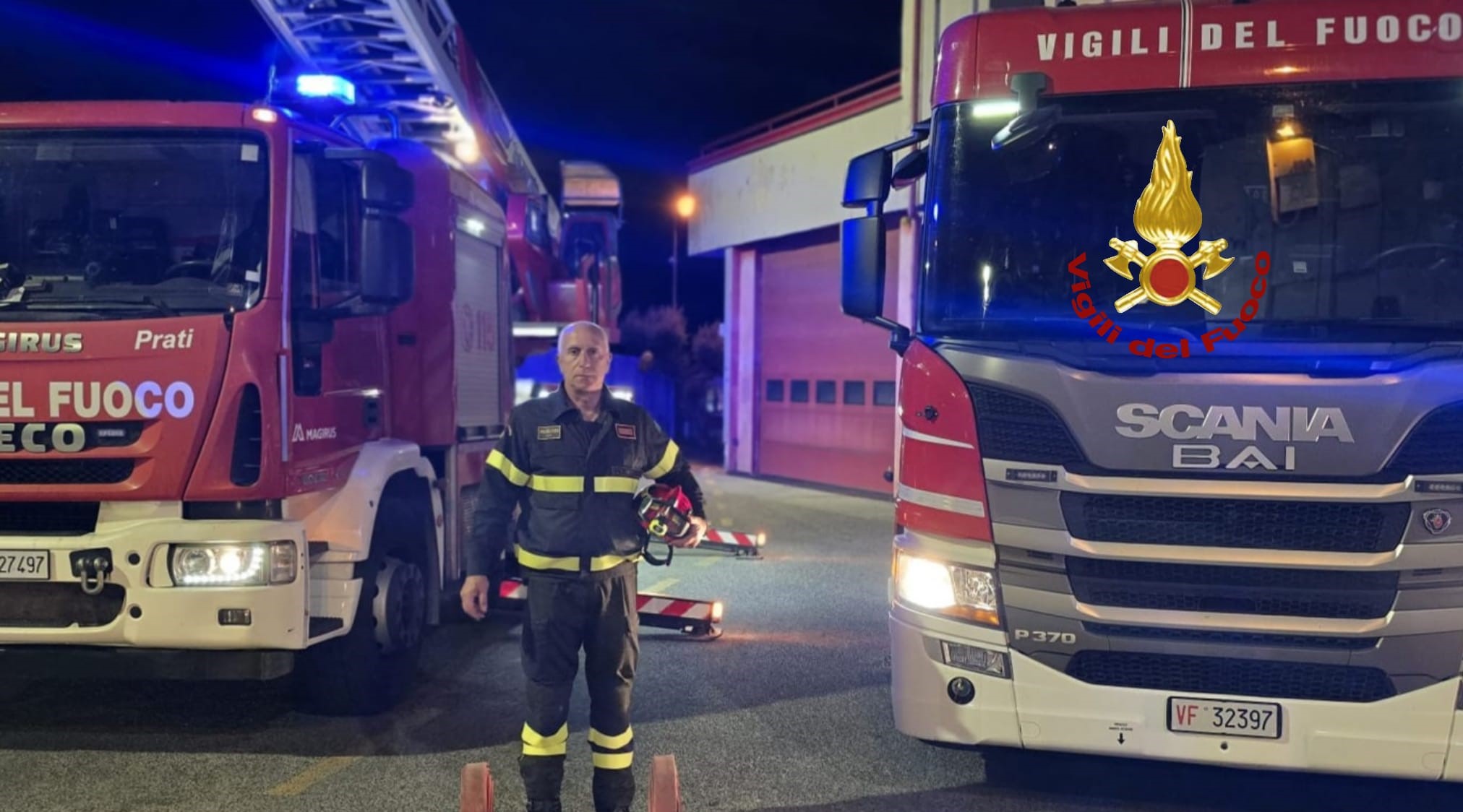 In pensione il Caporeparto dei vigili del fuoco, Fabrizio Fantacci