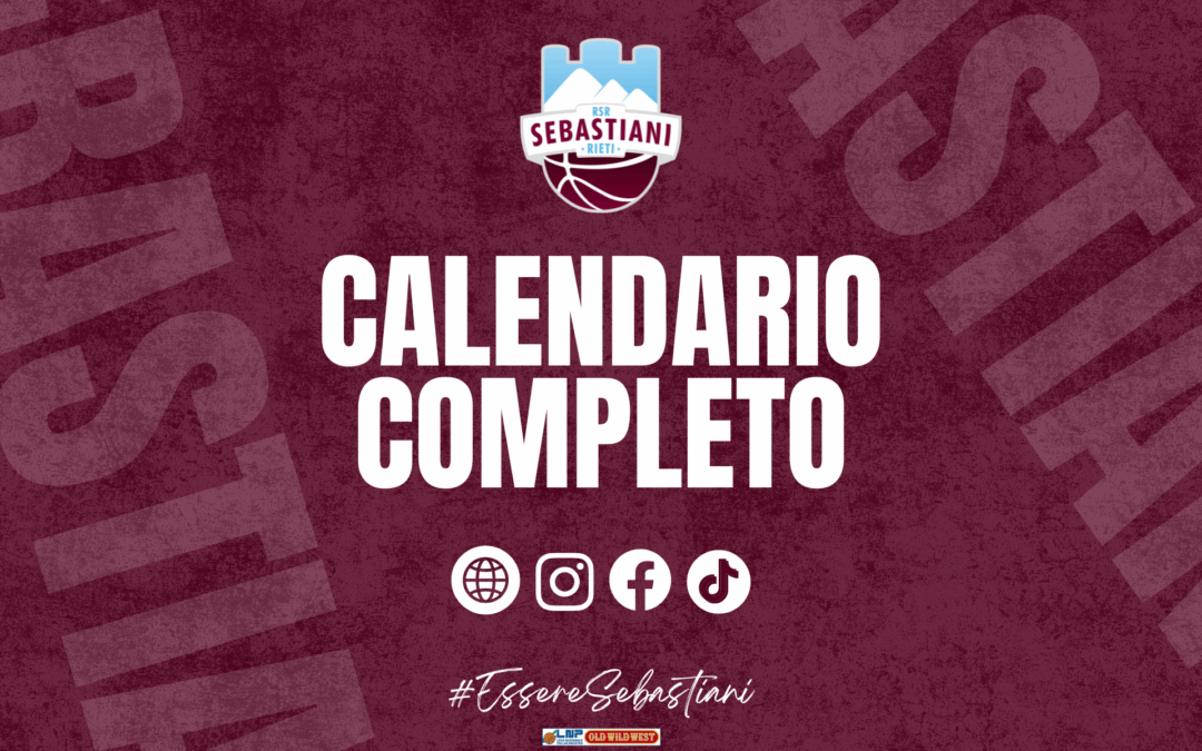 Sebastiani, fuori il calendario ufficiale della Serie A2 2025/2026