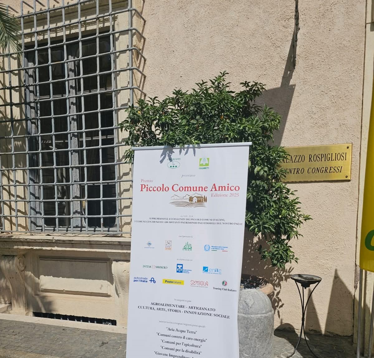 Rivodutri premiato “Piccolo Comune Amico” 2025