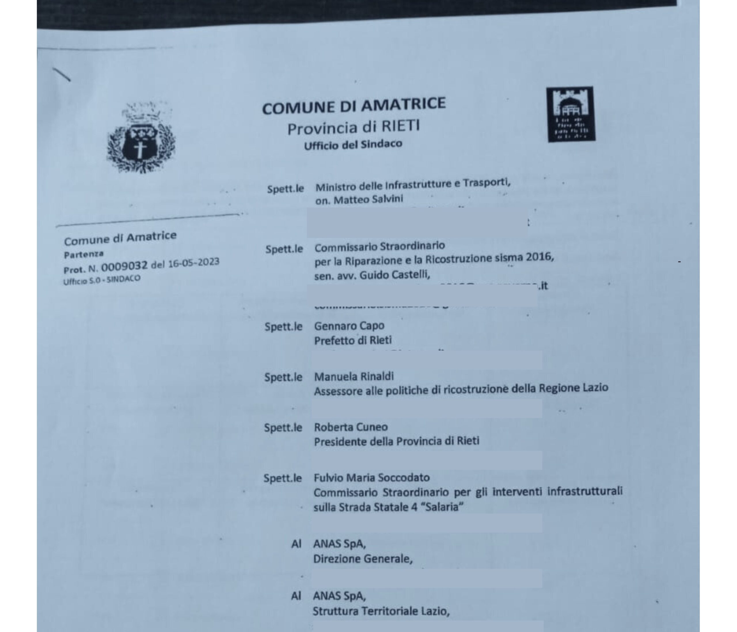 Ss 260 Picente, finanziato il tratto di competenza della Regione Lazio