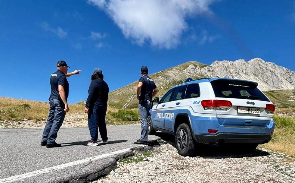 La Polizia di Stato impegnata nella sicurezza sul Monte Terminillo