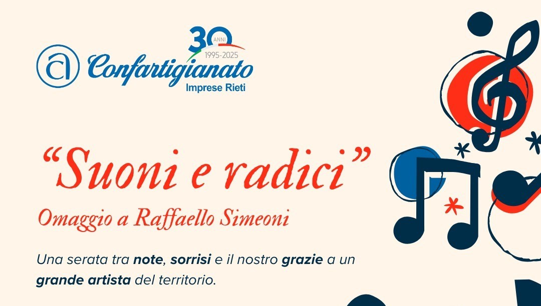 Confartigianato Imprese Rieti celebra Raffaello Simeoni con il premio ‘Il Genio e l’Inventore’