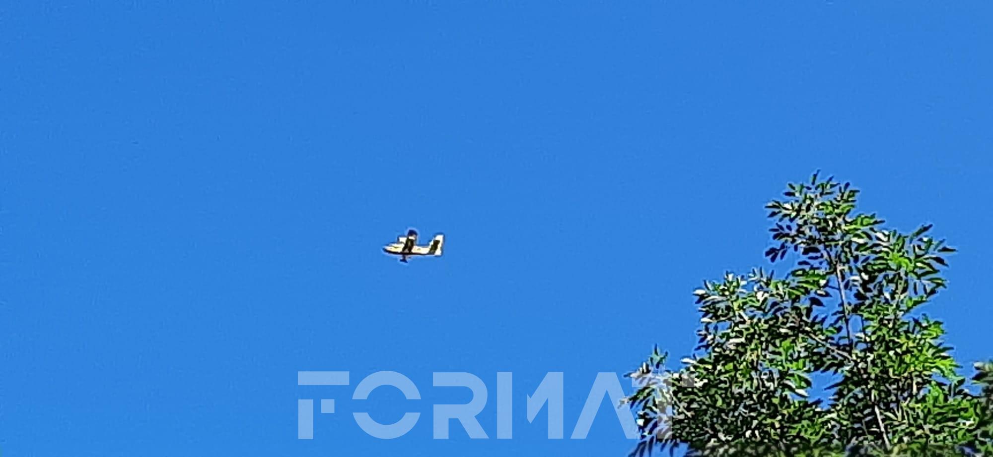canadair in azione Monte Terminillo