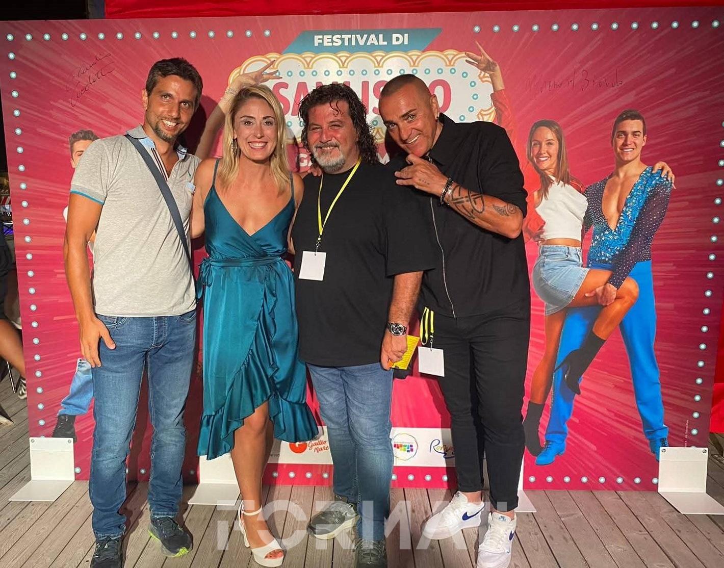 elena cammarone e vincenzo colaluce con rossano eleuteri