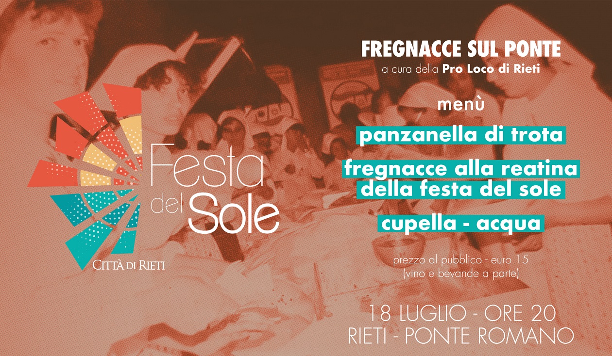 Per la Festa del Sole, tornano le storiche ‘Fregnacce sul ponte’