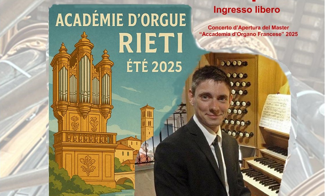 Con il concerto di Deschamps si apre a San Domenico il primo corso di specializzazione ‘Accademia d’organo Francese’