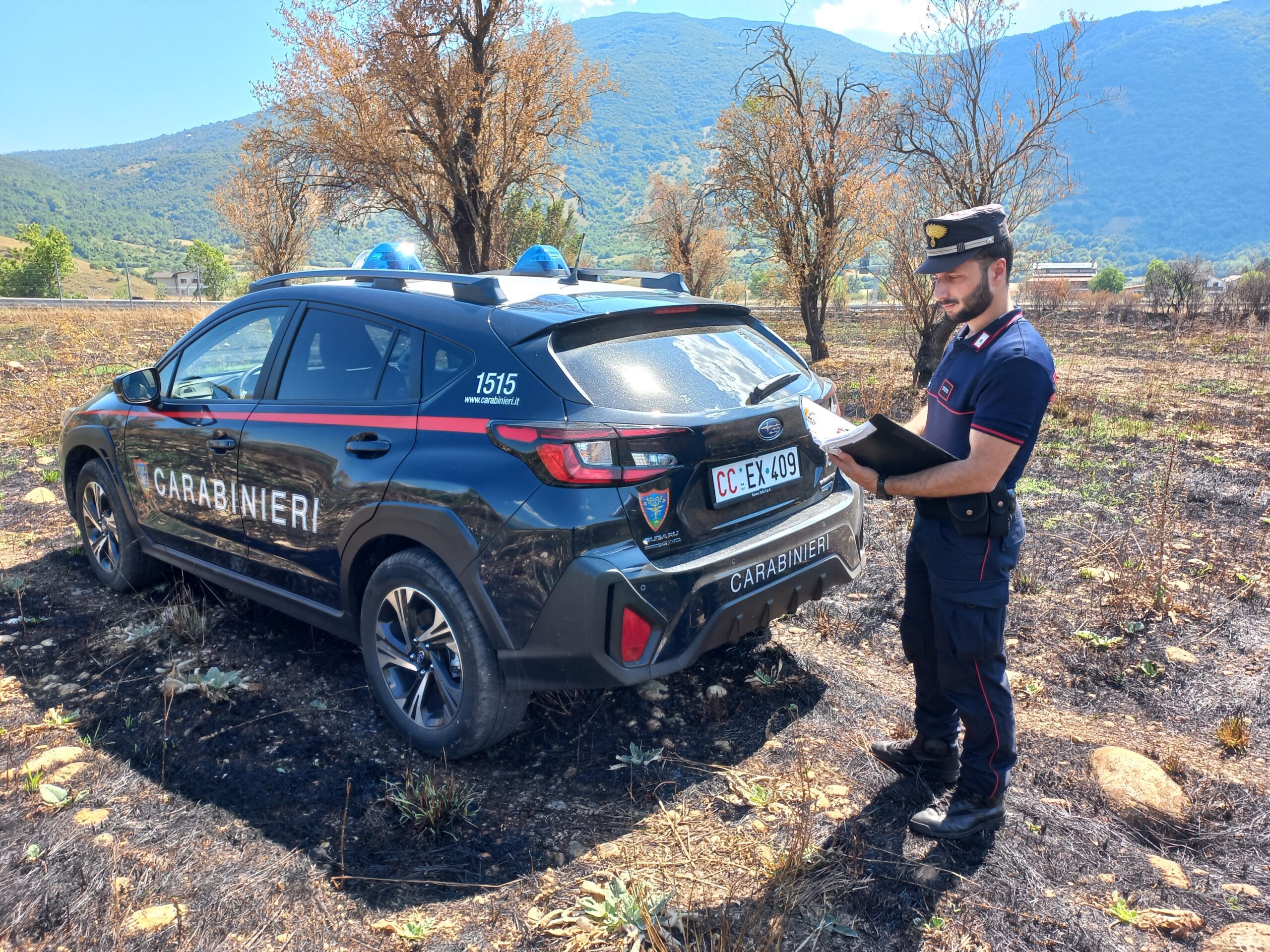 Sei denunciati per incendi colposi in Provincia di Rieti, colpito anche il Monte Terminillo