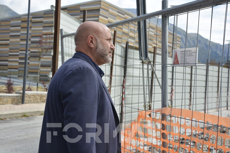 Amatrice, al via i lavori per la Variante della SS260 ‘Picente’. Assenti Meloni e Salvini