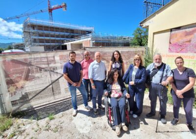 Comitato 3e36 sopralluogo Amatrice con assessore Rinaldi
