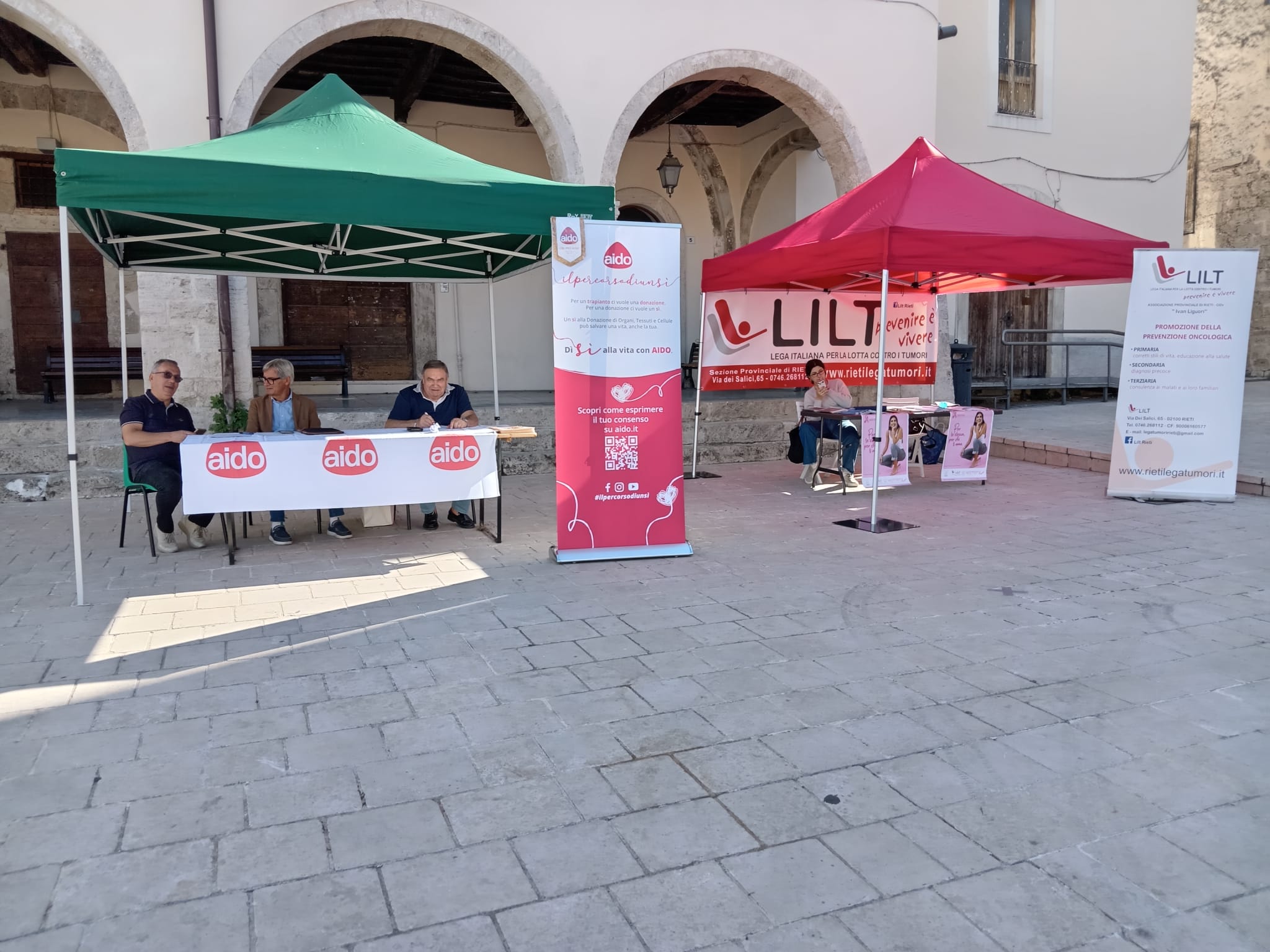 Successo per “Sport e Salute insieme per il benessere di Cittaducale” con Lilt, Aido e Avis tra screening oncologici e solidarietà