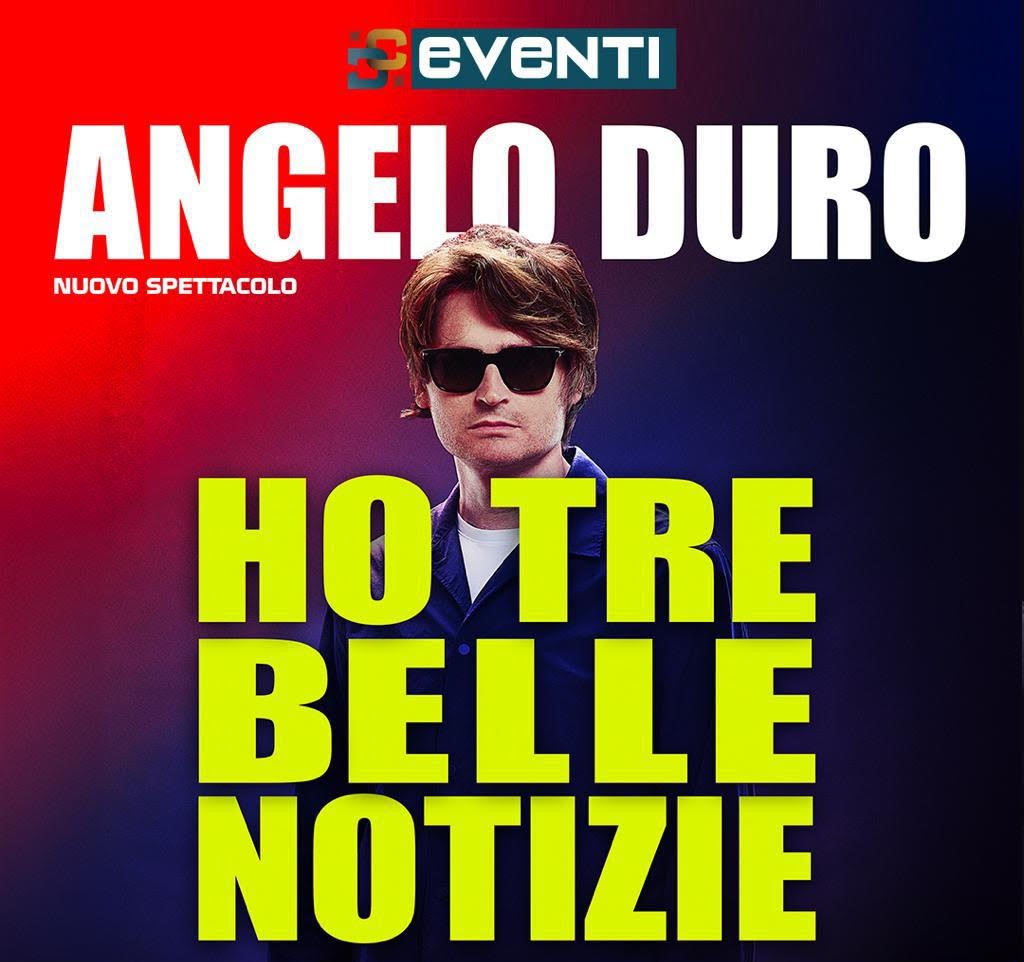 A Rieti lo spettacolo di Angelo Duro: “Ho tre belle notizie”