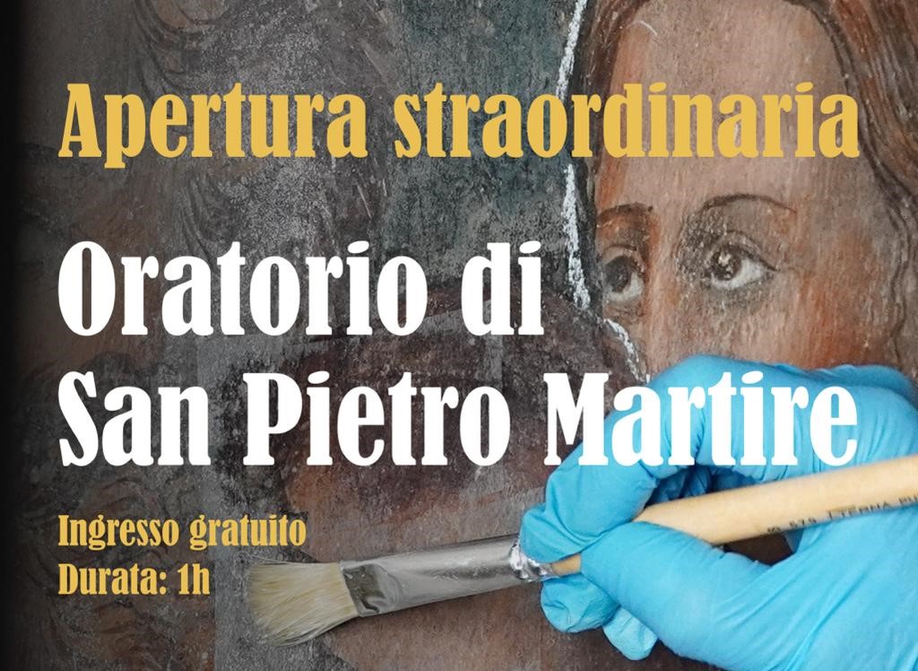 Oratorio San Pietro Martire, restauro in corso: il 31 ottobre apertura straordinaria per scuole e cittadini