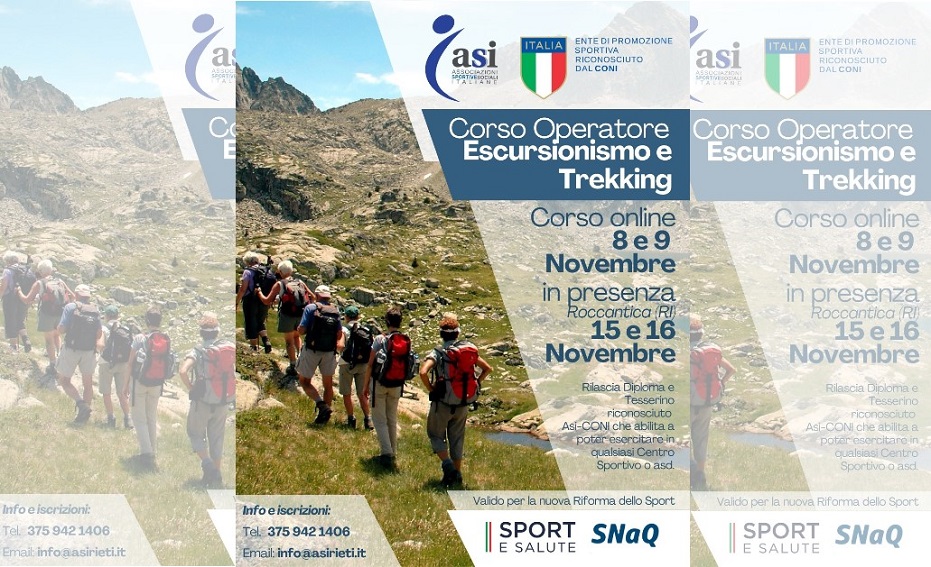 Corso operatore escursionismo e trekking: date, costi e iscrizioni