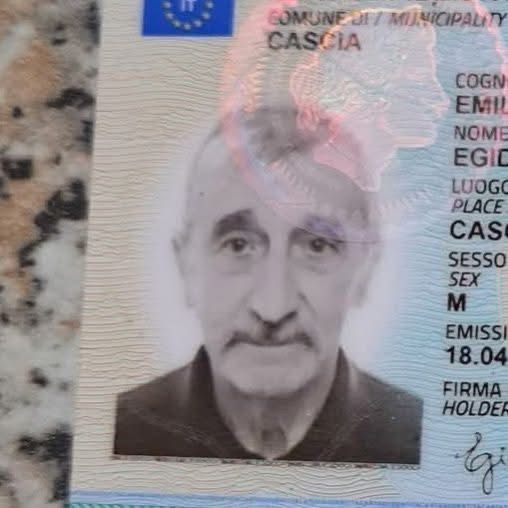 Ritrovato il sig. Egidio: scomparso da Cascia avvistato alla stazione di Rieti
