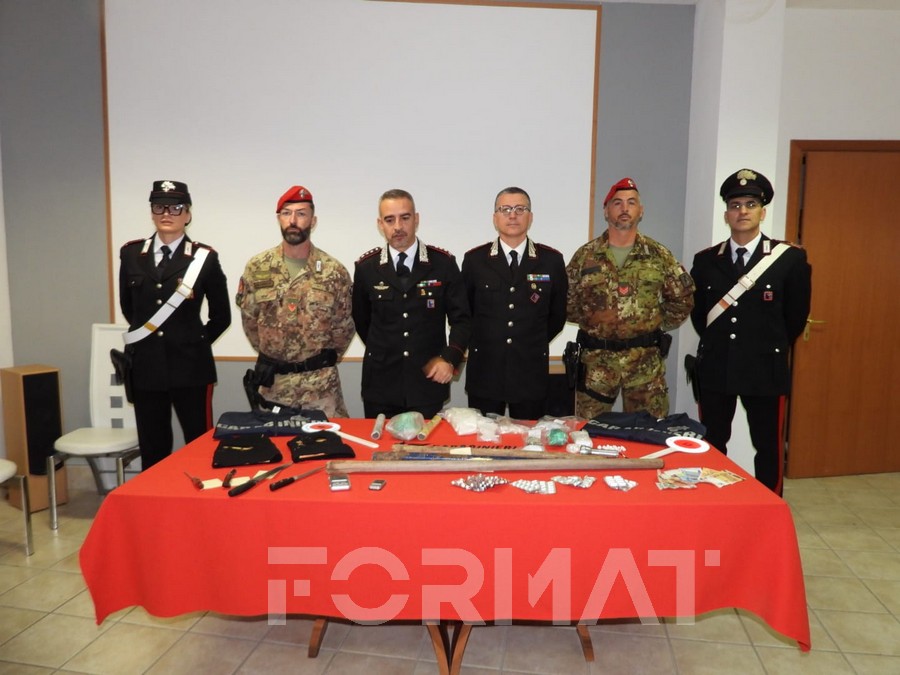 Rieti, maxi blitz dei Carabinieri nei boschi: sei arresti per droga, due militari feriti