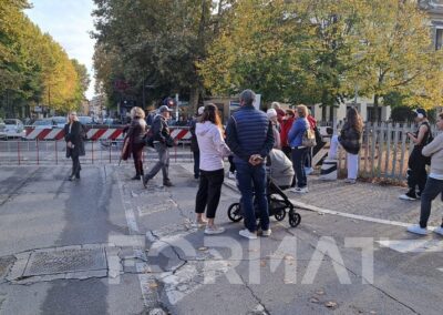 Viale Maraini bloccato ph M. D'Alessandro01