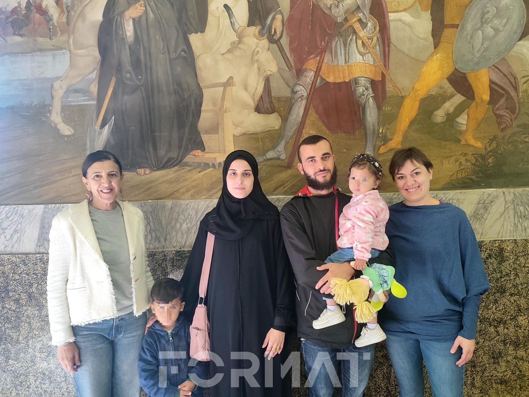 Libertà è un posto sicuro dove vivere: la storia della famiglia palestinese ricongiunta a Rieti