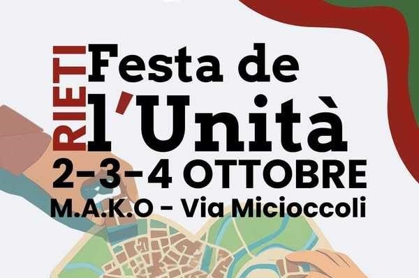 Festa dell’Unità 2025 – Programma di  oggi, giovedì 2 ottobre