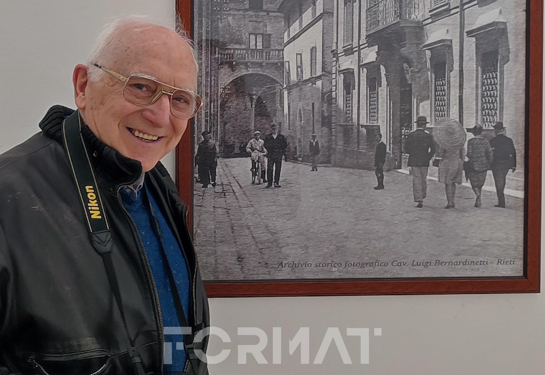 Si è spento Luigi Bernardinetti, l’archivio vivente della Rieti di ieri e di oggi