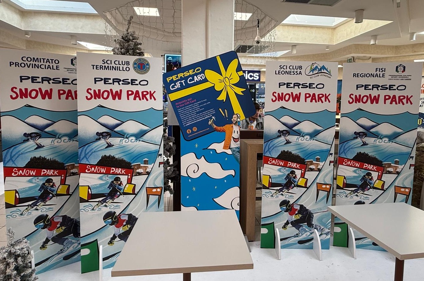 Inaugurato lo Snow-Park al Centro Commerciale Perseo di Rieti