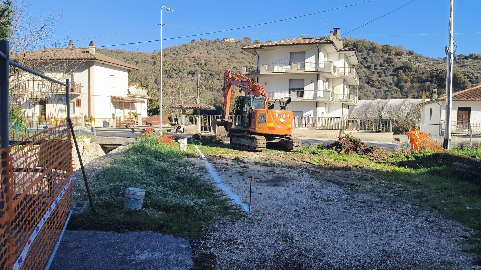 Casette, avviato il cantiere per il prolungamento di via dei Cipressi