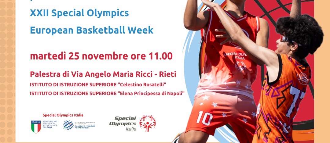 XXII edizione della European Basketball Week Special Olympics