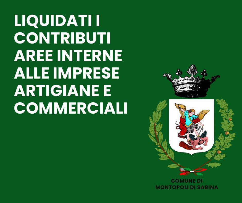 Montopoli di Sabina: concluso il percorso del Bando Aree Interne, erogati i contributi alle imprese
