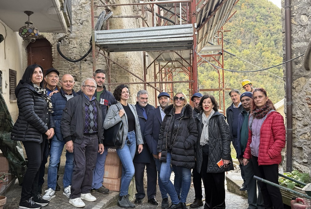 Offeio, sopralluogo al cantiere della Chiesa di Santa Maria Assunta