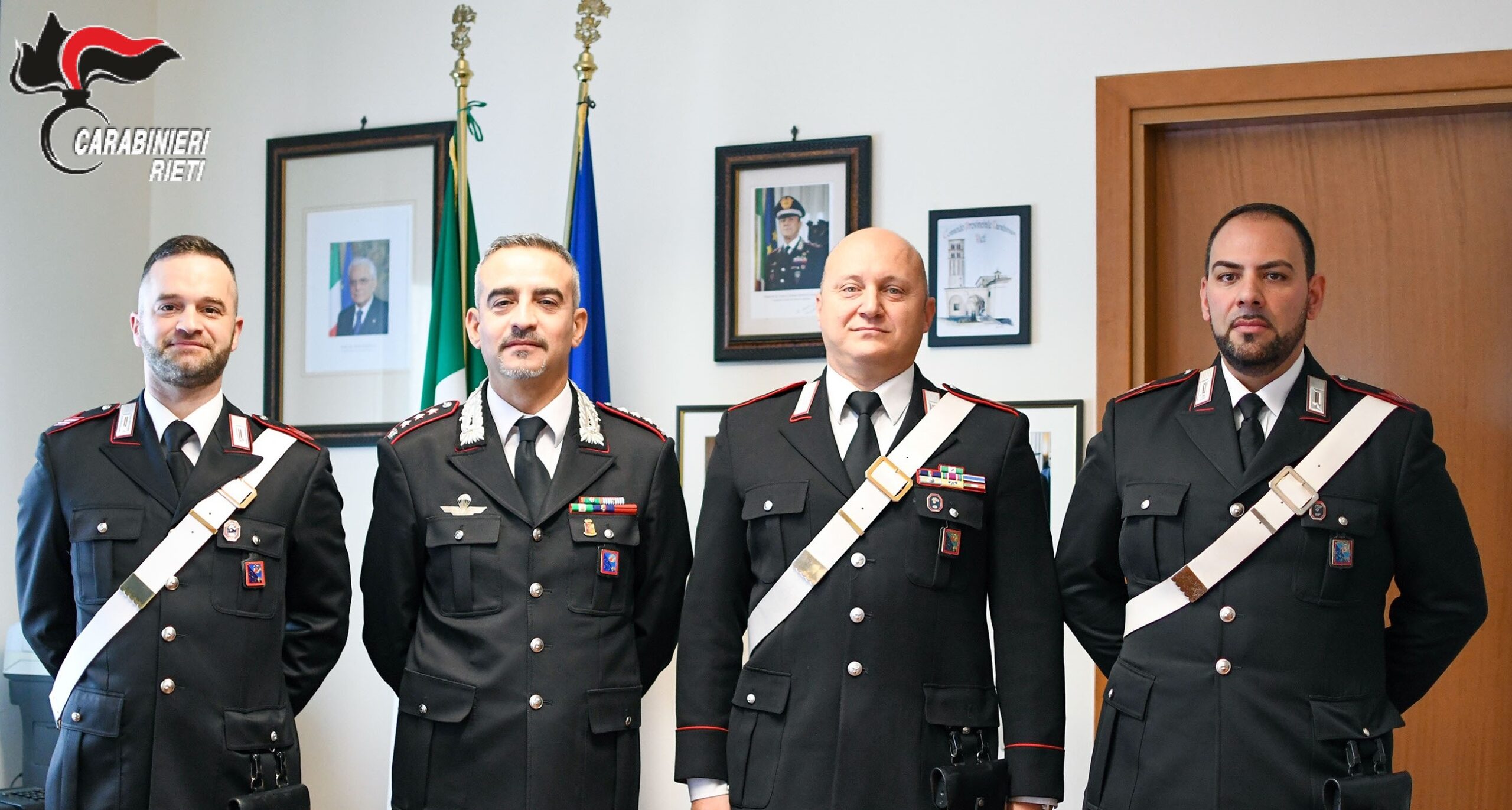 Tre Appuntati scelti promossi al grado di Appuntato Scelto