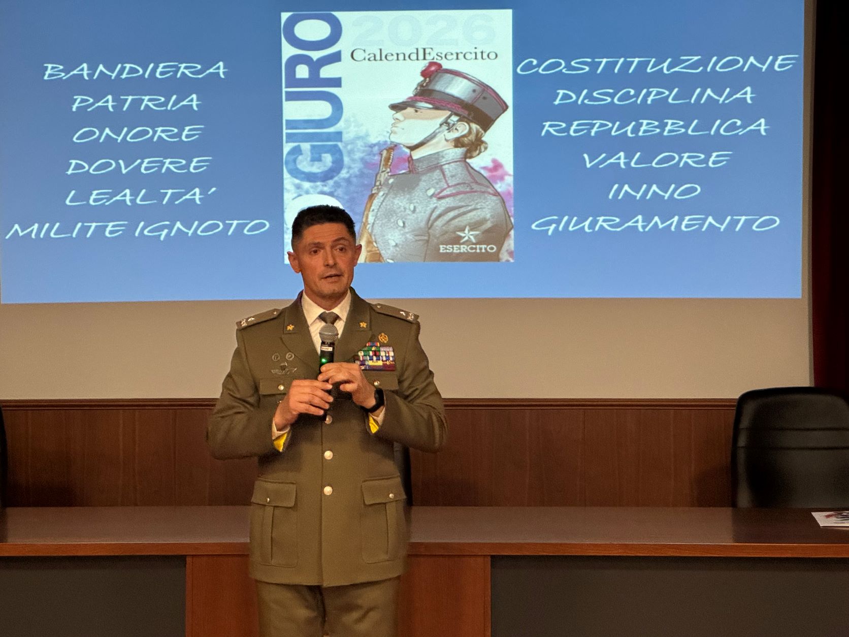 Anche a Rieti presentato il Calendario 2026 dell’Esercito
