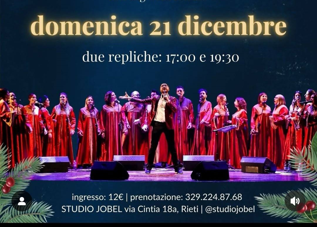 Concerto Gospel 21 dicembre