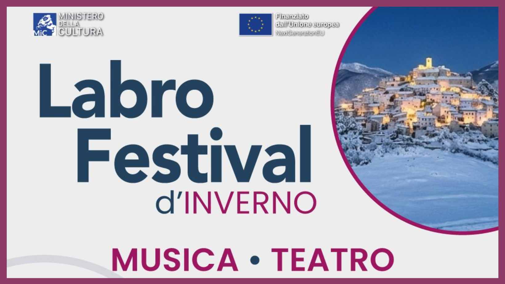 Labro Festival: tre appuntamenti invernali tra teatro, musica e performance durante le festività natalizie