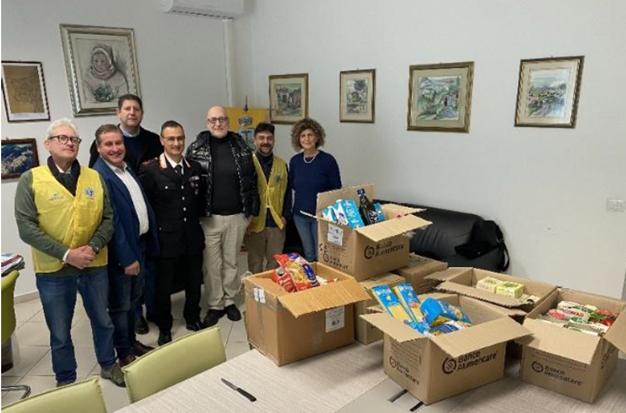 Il Lions Club Rieti ha consegnato i prodotti raccolti con la Colletta Alimentare
